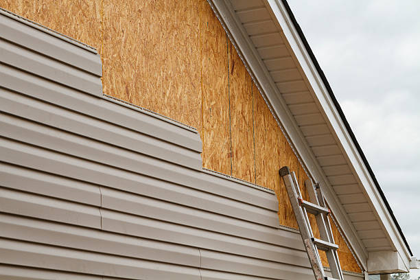 Professional Siding technician working in Jarratt, VA